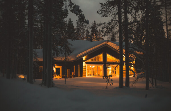 Chalet dans les Alpes