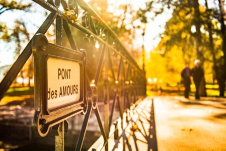 Panorama du pont des Amours à Annecy
